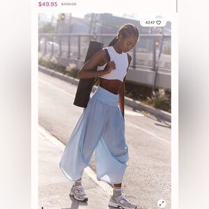 FP Movement by Free People Light Blue Jumpsuit